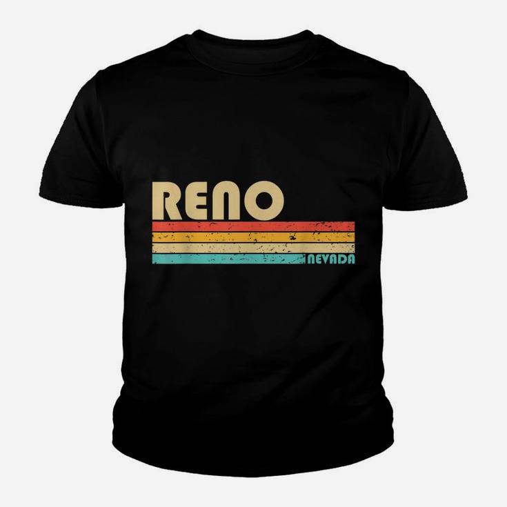 Reno Nv Nevada Funny City Home Roots Retro 70S 80S Youth T-shirt