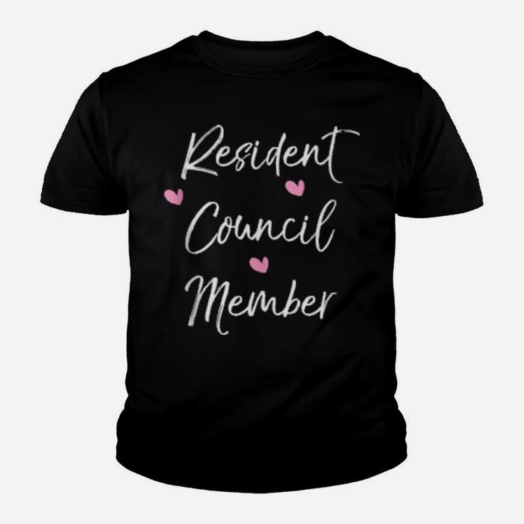 Resident Council Member Valentines Day Youth T-shirt
