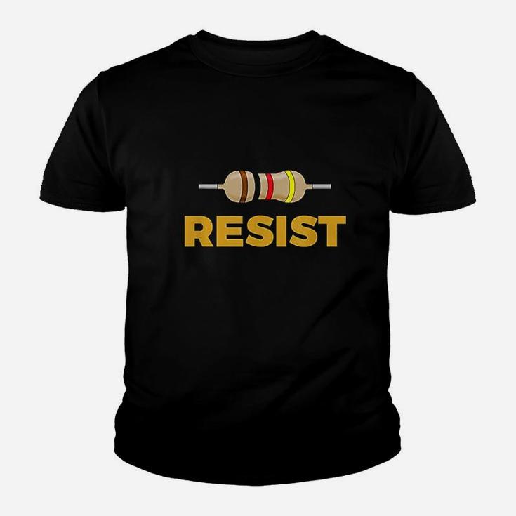 Resist Resistor Funny Electronic And Science Geek Youth T-shirt