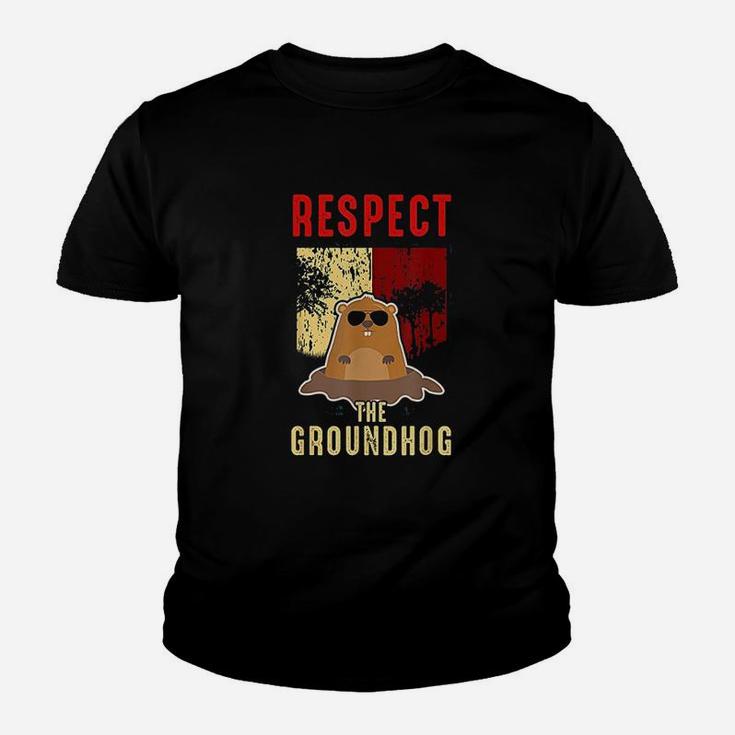 Respect The Groundhog Youth T-shirt