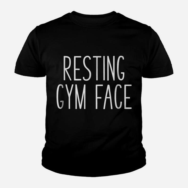 Resting Gym Face - Gym Workout - T-Shirt Youth T-shirt