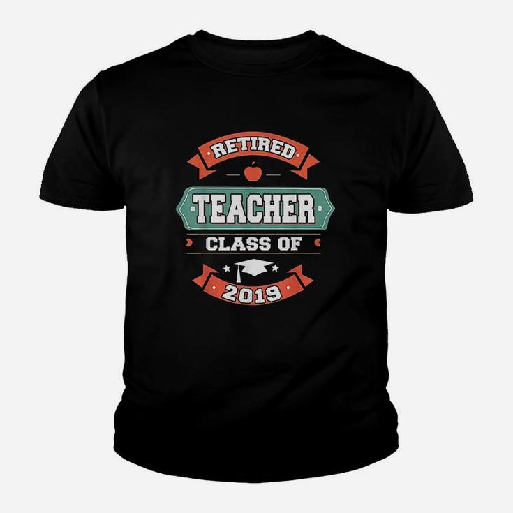 Retired Teacher Class Of 2019 Retirement Youth T-shirt