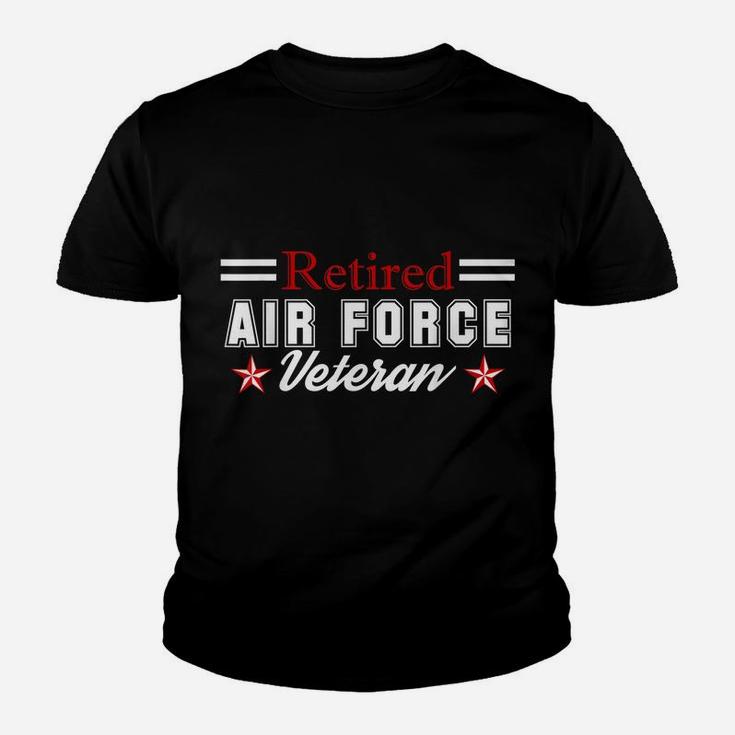 Retired Us Air Force Veteran  Vintage Cool Gift Youth T-shirt