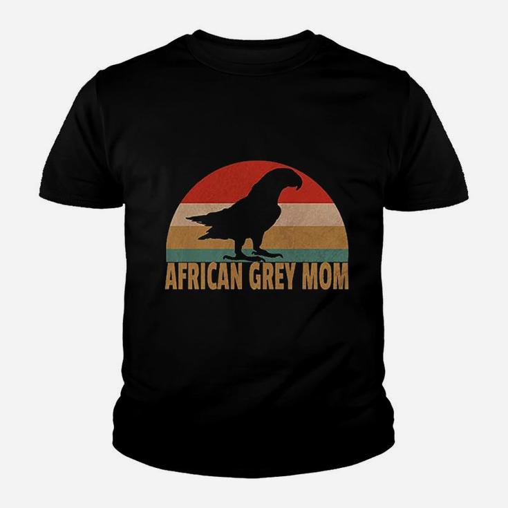 Retro African Grey Mom Youth T-shirt