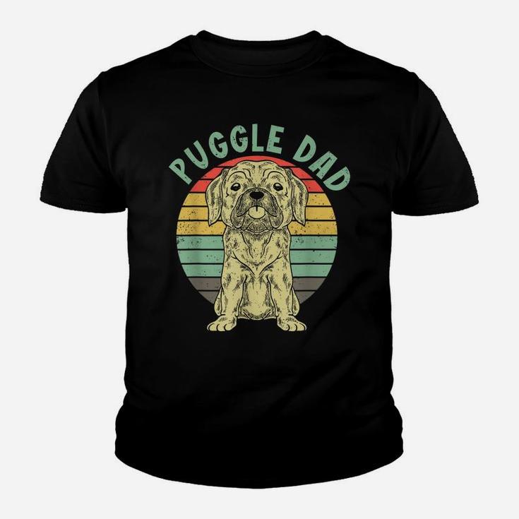 Retro Dog Lover Puggle Dad Pet Animal Dog Owner Cute Puggle Youth T-shirt
