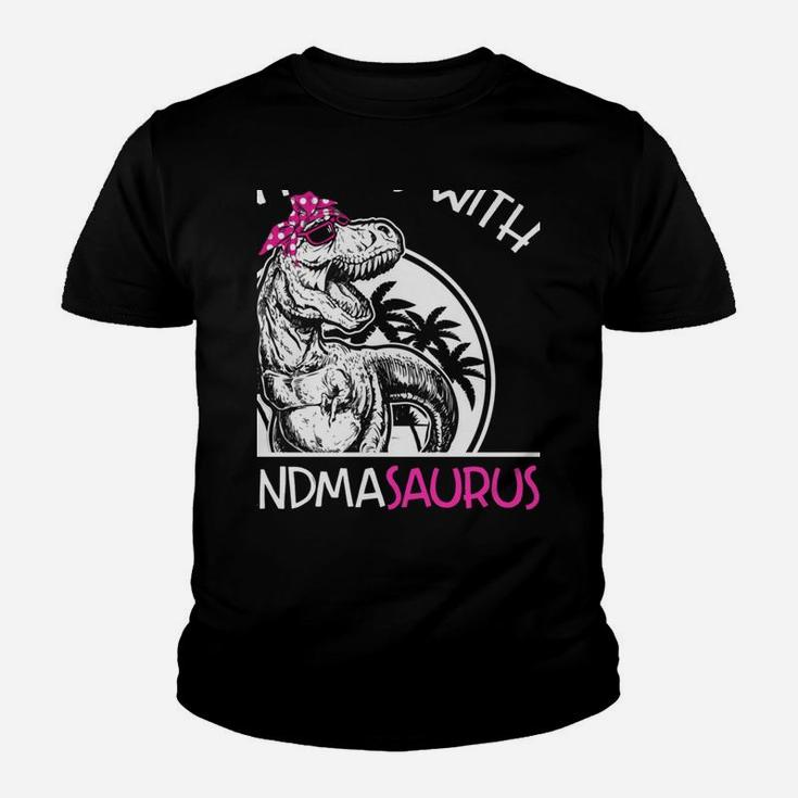 Retro Don't Mess With Grandmasaurus You'll Get Jurasskicked Youth T-shirt