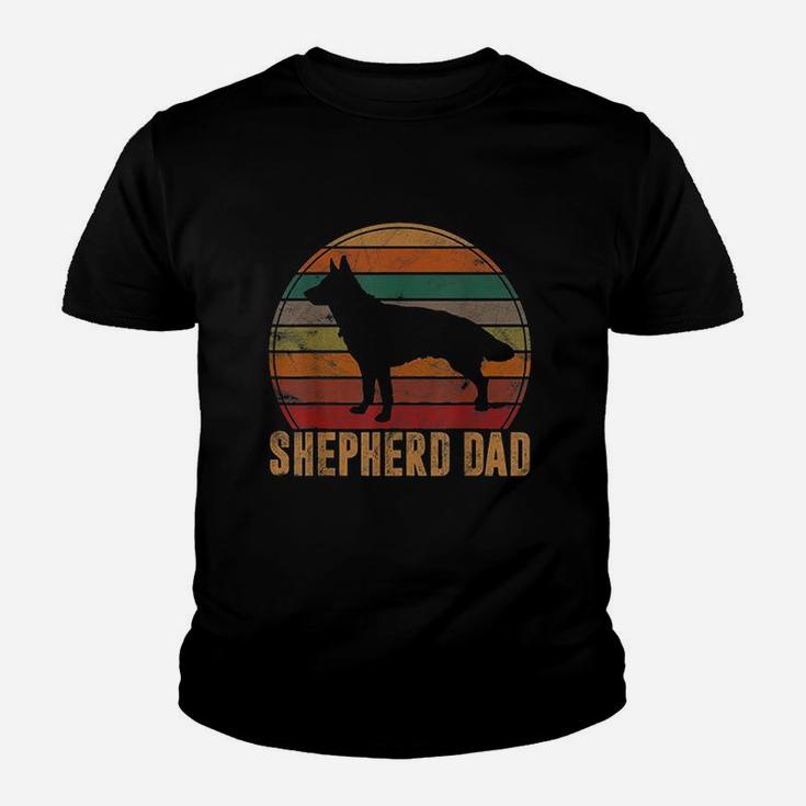 Retro German Shepherd  Dad Gift Dog Owner Pet Shepard Father Youth T-shirt
