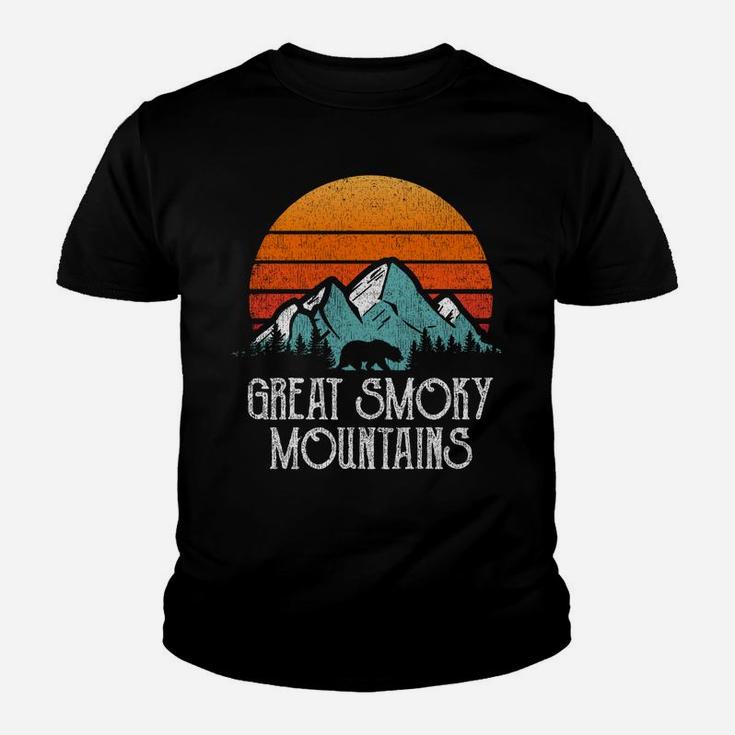 Retro Great Smoky Mountains National Park Bear Vintage Youth T-shirt