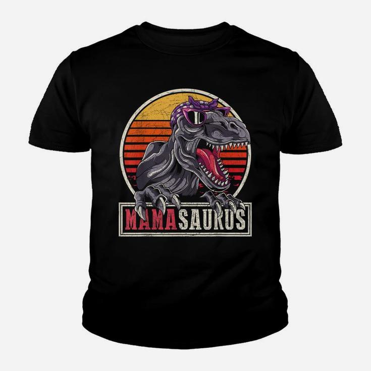 Retro Mamasaurus T Rex Dinosaur Funny Mama Saurus Mother Youth T-shirt