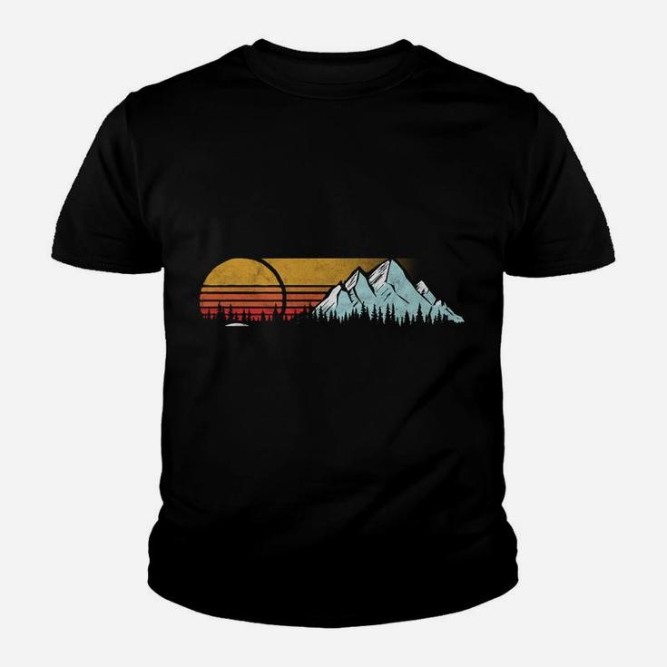 Retro Vibe Oregon Hoodie - Vintage Mountains & Sun Youth T-shirt