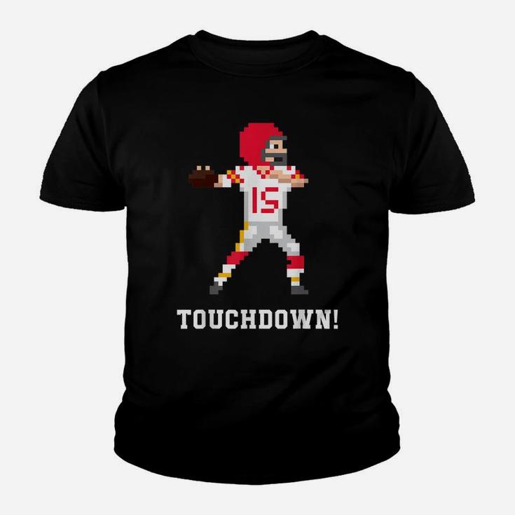 Retro Video Game Touchdown - Kansas City Football Youth T-shirt