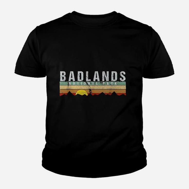 Retro Vintage Badlands National Park Youth T-shirt