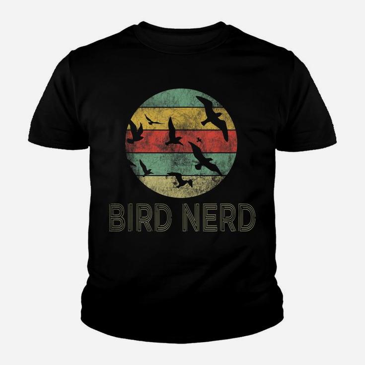 Retro Vintage Birding Bird Watching Funny Bird Watcher Gift Youth T-shirt