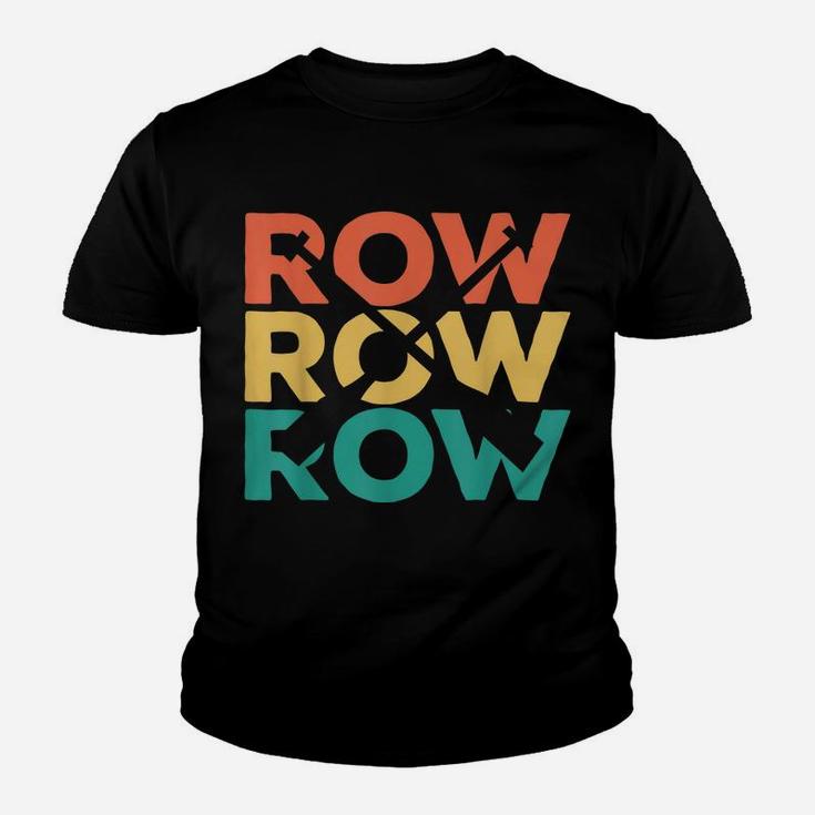 Retro Vintage Rowing Gift For Rowers Youth T-shirt