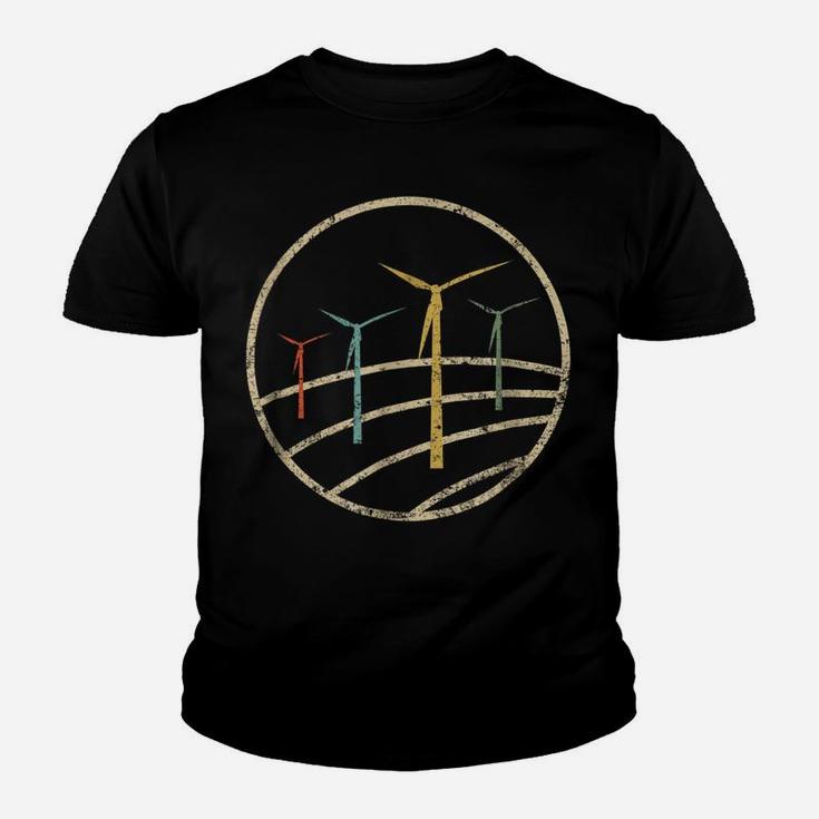 Retro Vintage Windmill Wind Farm Environmental Shirt & Gift Youth T-shirt