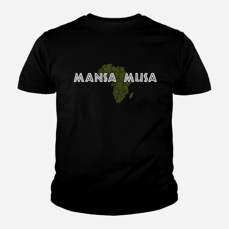 Richest Ever Black History Africa King Mansa Musa Youth T-shirt