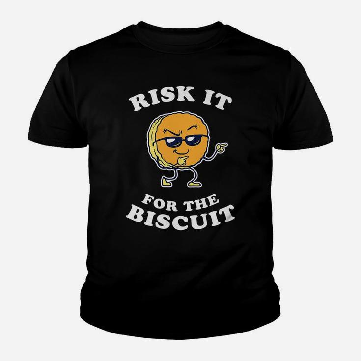 Risk It For The Biscuit - Funny Chicken Gravy Youth T-shirt