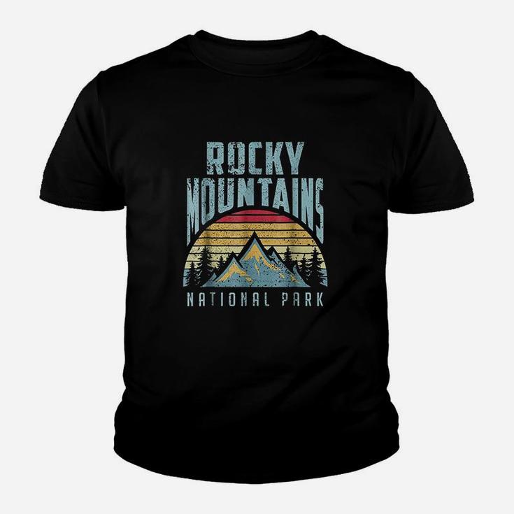 Rocky Mountains National Park Colorado Vintage Retro Youth T-shirt