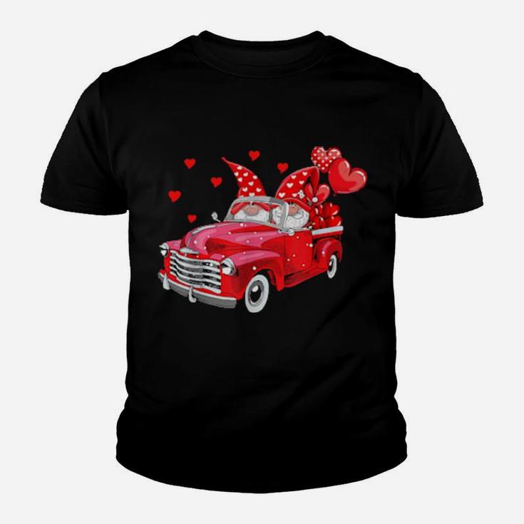 Romantic Gnome Couple Loads Of Love Sweet Valentine Women Youth T-shirt