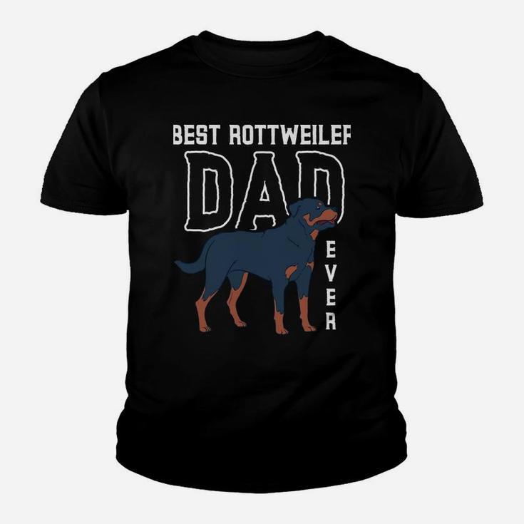 Rottie Owner Best Rottweiler Dad Ever Dog Rottweiler Youth T-shirt