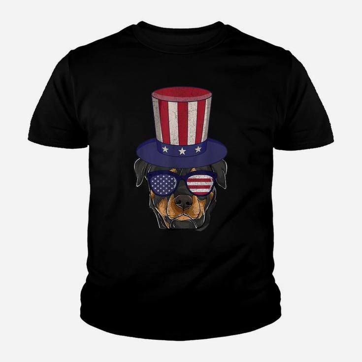 Rottweiler Patriotic Dog Mom & Dad Shirts, 4Th Of July Usa Youth T-shirt