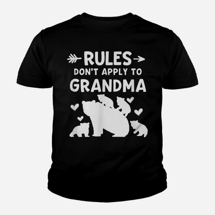 Rules Don't Apply To Grandma Grandmother Gifts Youth T-shirt