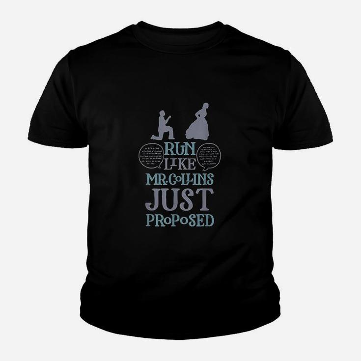 Run Like Mr Collins Just Proposed Youth T-shirt