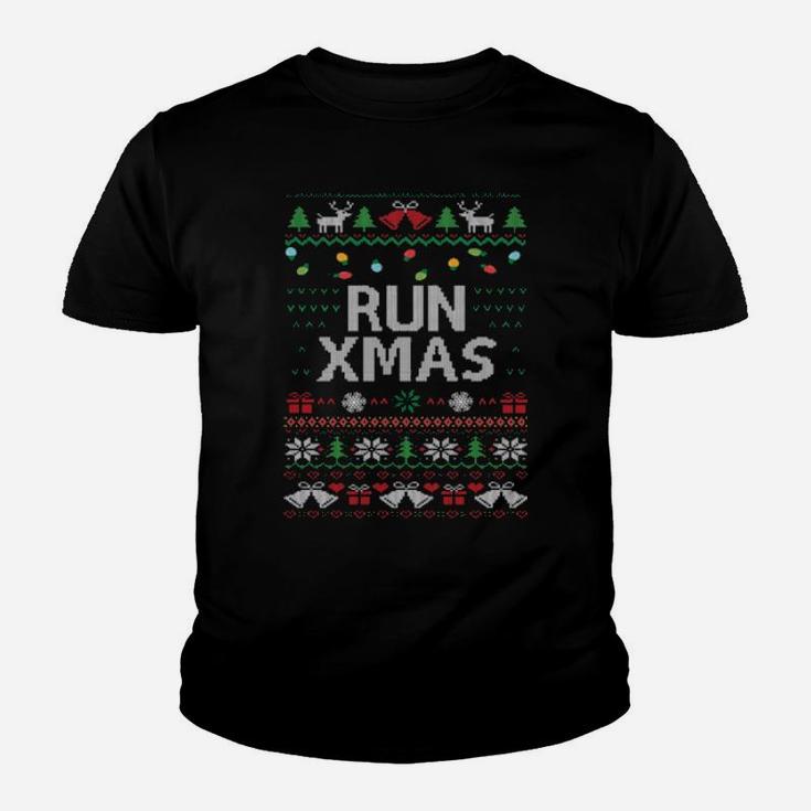 Run Xmas Youth T-shirt