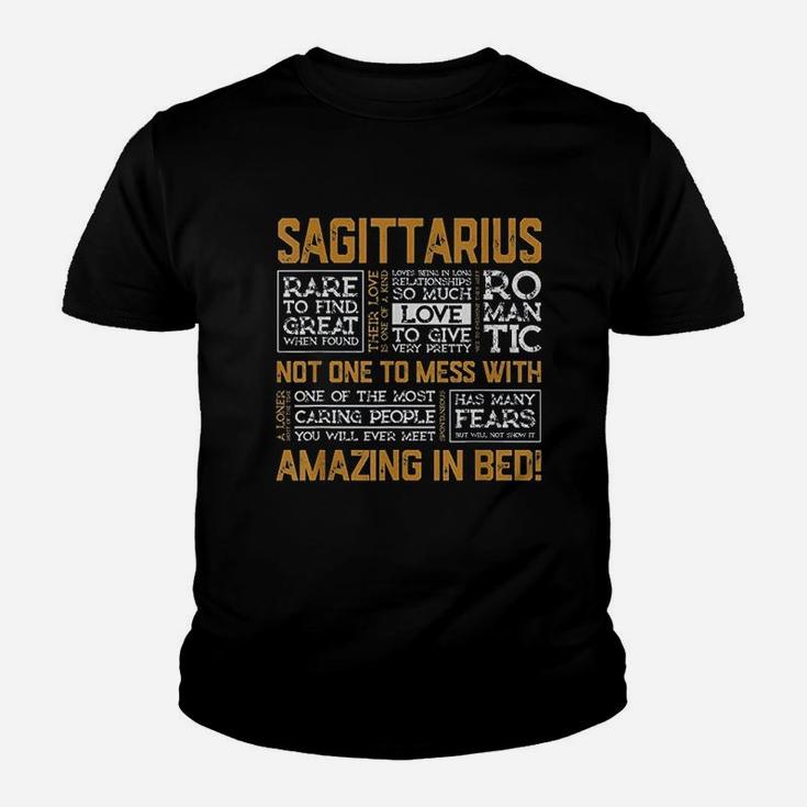 Sagittarius Astro Zodiac Sign Birthday Horoscope Funny Gifts Youth T-shirt