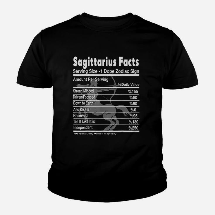 Sagittarius Facts  Funny Sagittarius Youth T-shirt