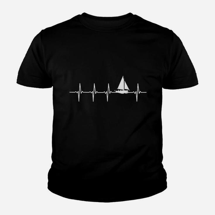 Sailing Heartbeat For Sailors Youth T-shirt