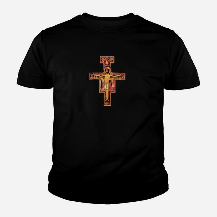 San Damiano Cross Catholic Saint Youth T-shirt