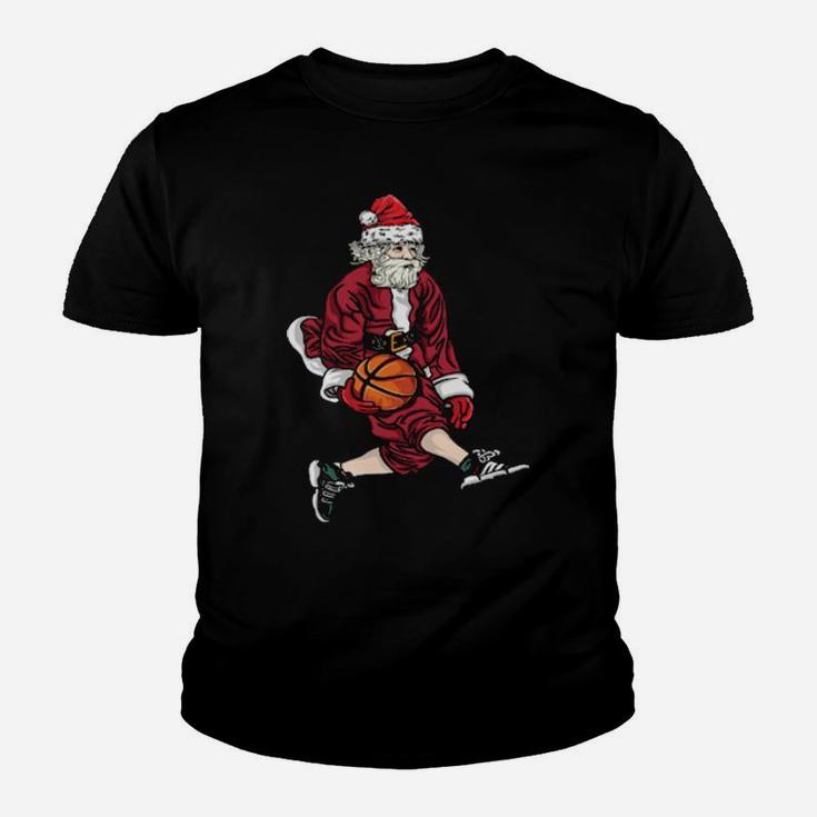 Santa Basketball Youth T-shirt