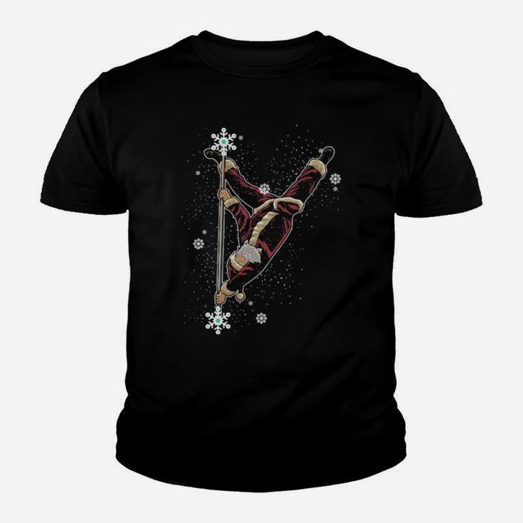 Santa Claus Pole Dances Youth T-shirt
