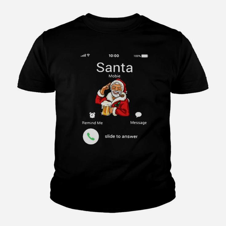 Santa Is Calling Youth T-shirt