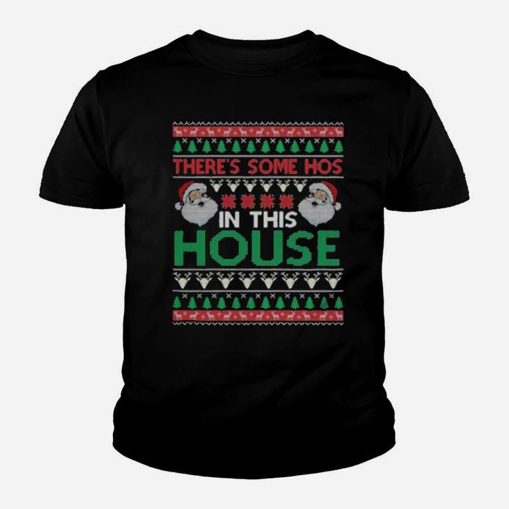 Santa There's Some Hos In This House Youth T-shirt