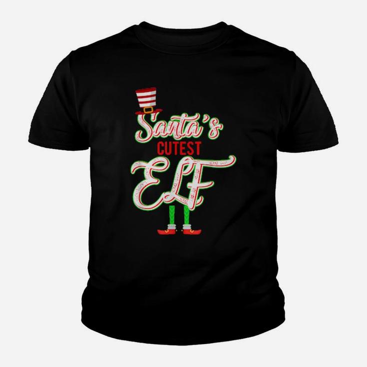 Santa's Cutest Elf Youth T-shirt