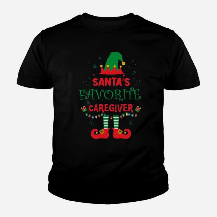 Santas Favorite Caregiver Youth T-shirt
