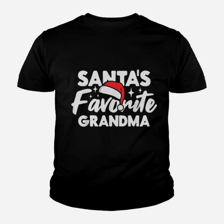Santa's Favorite Grandma Youth T-shirt