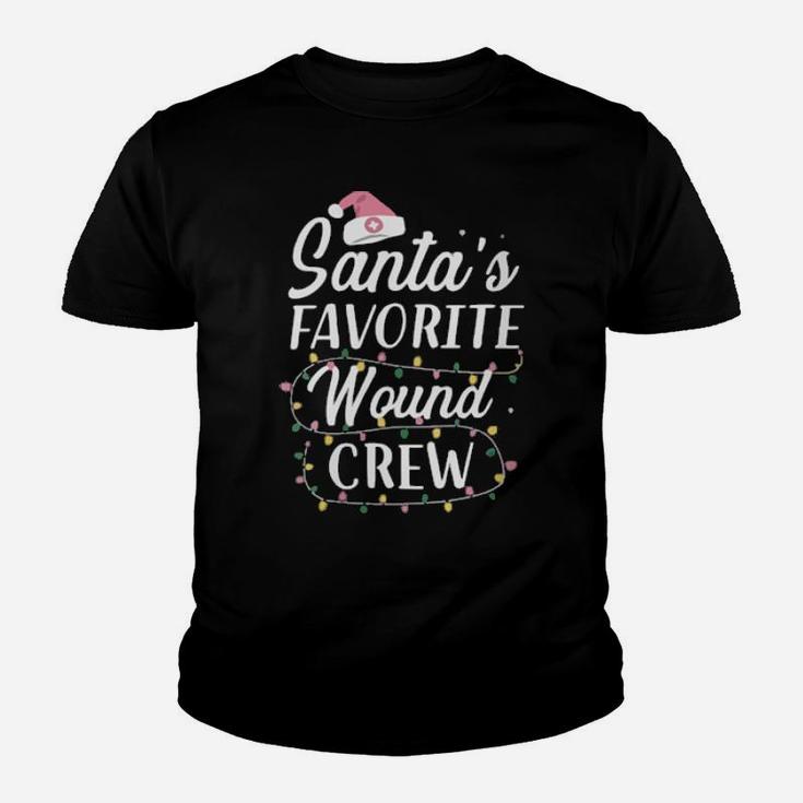 Santas Favorite Wound Crew Nursing Youth T-shirt