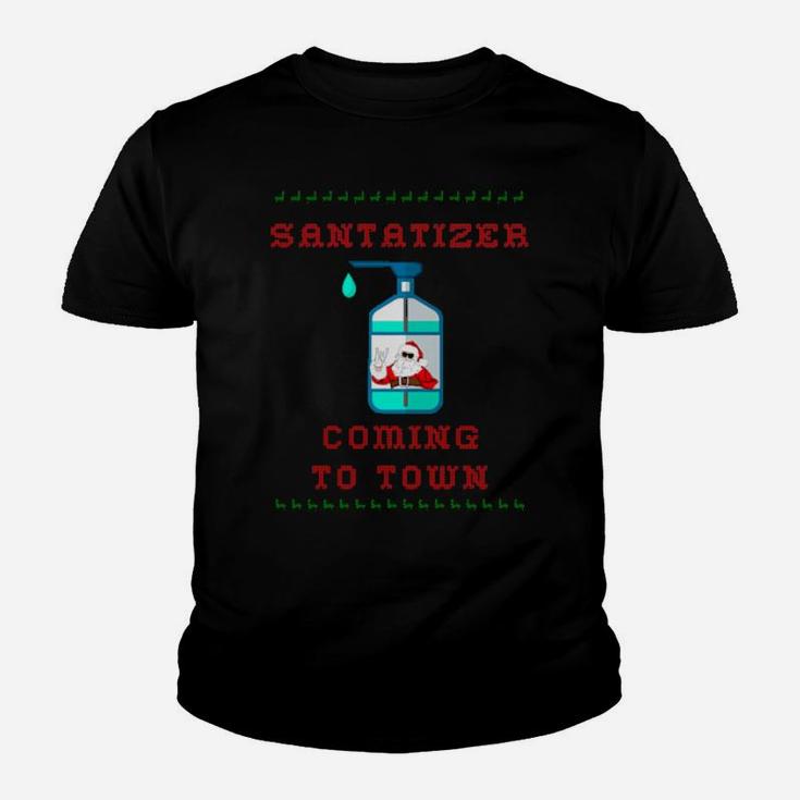 Santatizer Is Coming Youth T-shirt