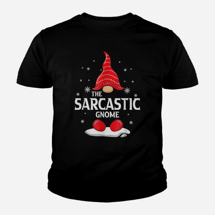 Sarcastic Gnome Family Matching Christmas Funny Gift Pajama Youth T-shirt
