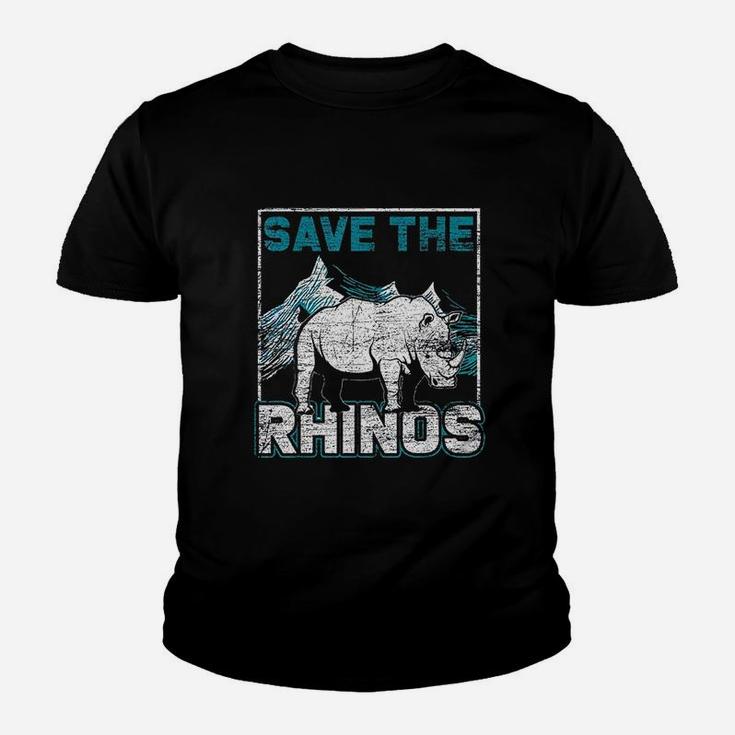 Save The Rhinos Animal Youth T-shirt