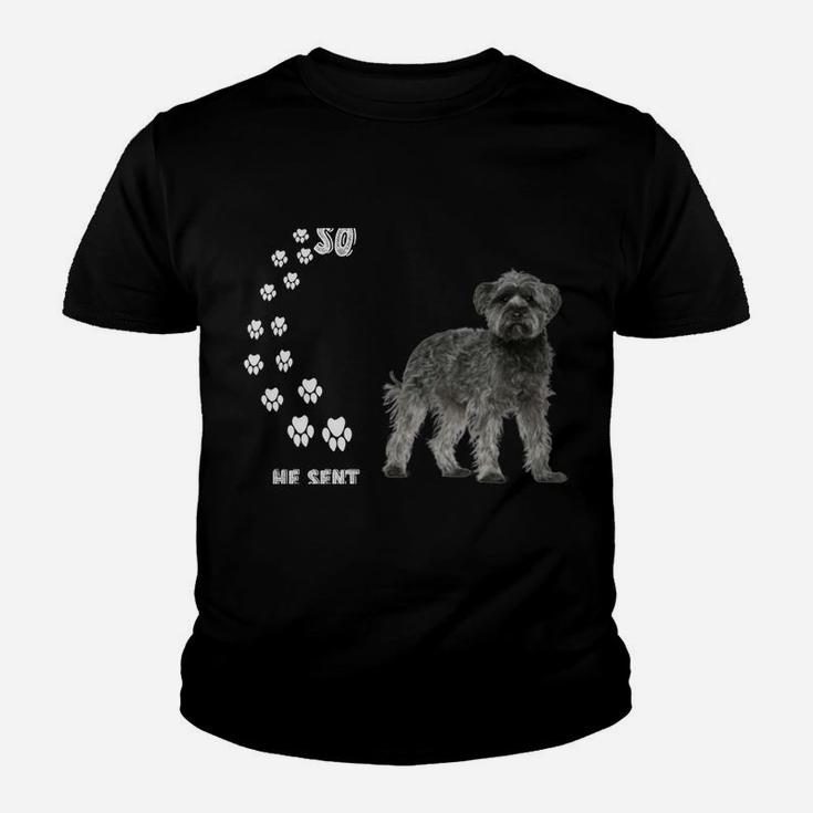 Schnauzer Poodle Dog Quote Mom Dad Costume, Cute Schnoodle Youth T-shirt