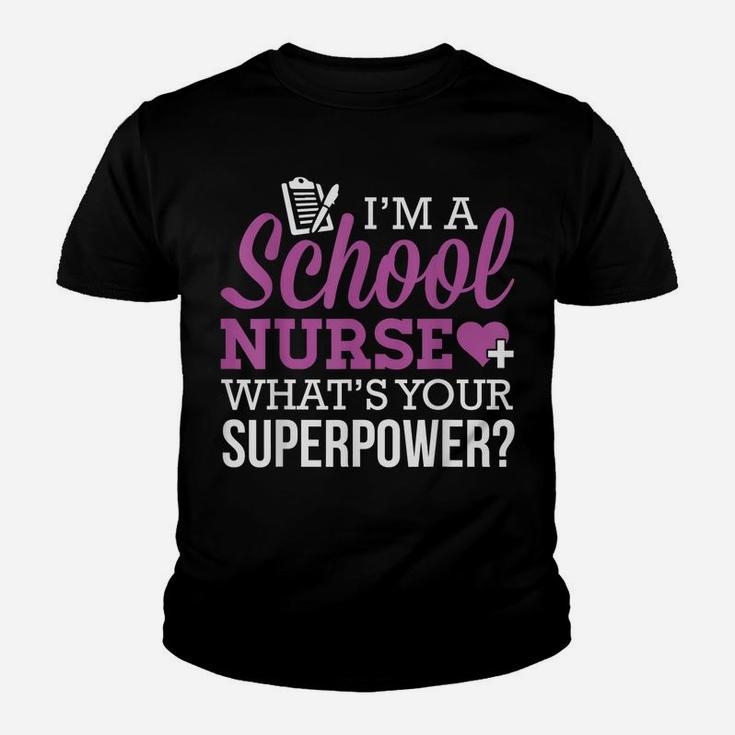 School Nurse - Superpower Youth T-shirt