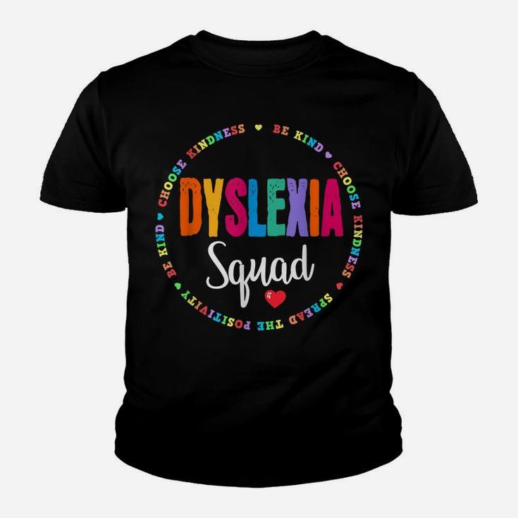 School Support Team Dyslexia Teacher Squad Reading Teacher Youth T-shirt