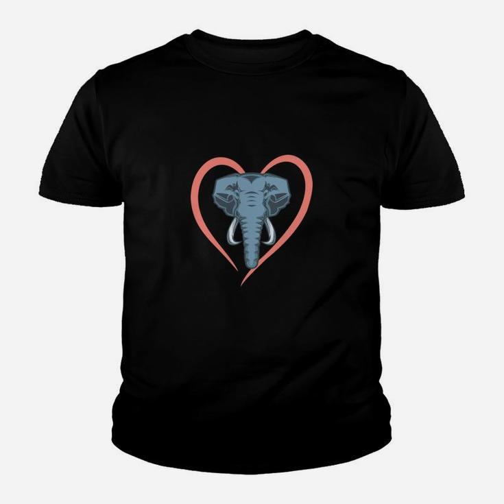 Schützt Die Elefanten In Africa Herz Liebe Kinder T-Shirt