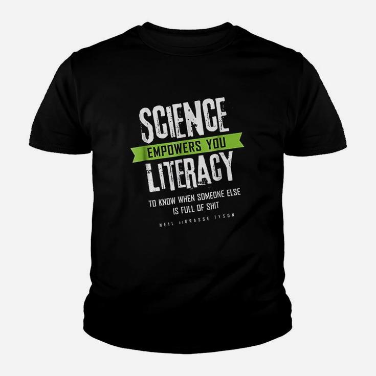 Science Literacy Quote Youth T-shirt