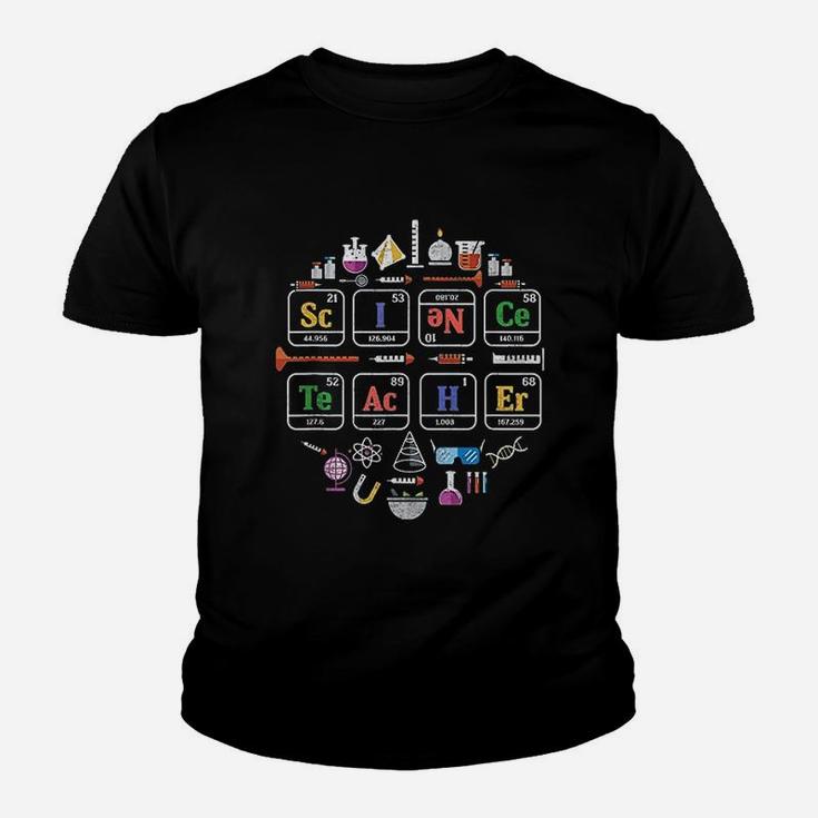 Science Teacher Periodic Table Chemistry Elements Youth T-shirt