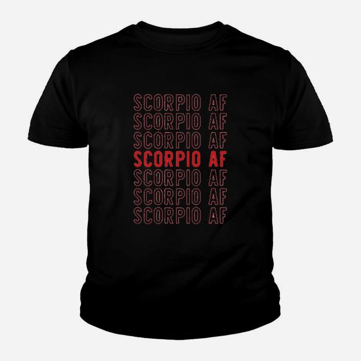 Scorpio Af Astrological Zodiac Sign Youth T-shirt